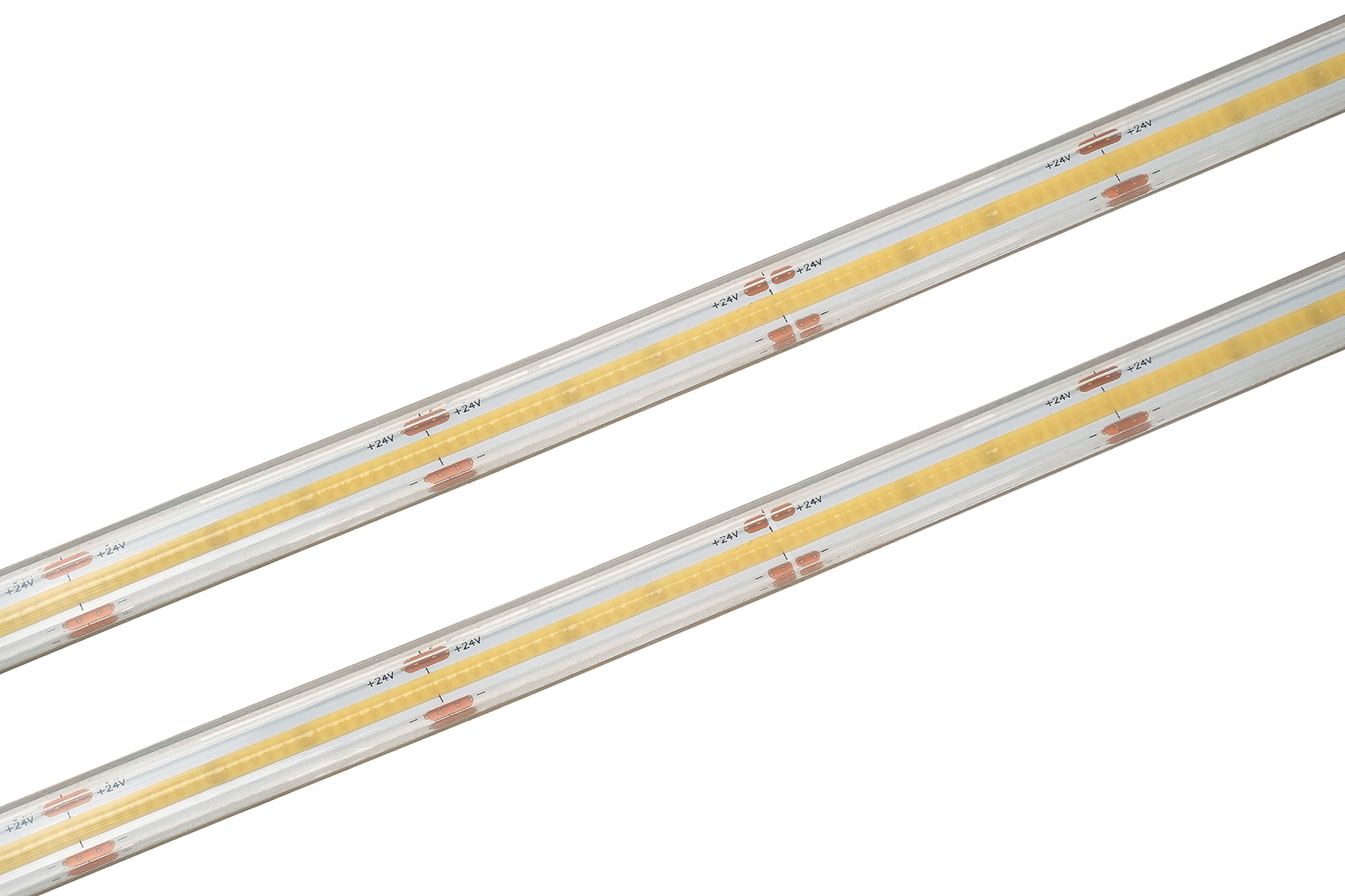 DX700107  Axios Flow, 5mx12mm, 24V, 75W ,COB LED Strip, 1350lm/m, 15W/m, 180°, 3000K.  IP65.